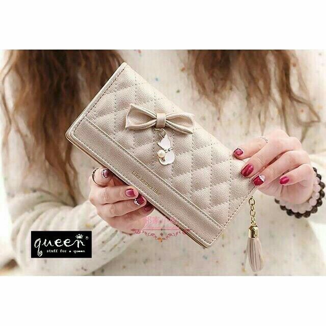 Wallet Ribbon Dompet Ribbon Dompet Panjang Dompet Mini Dompet Murah Dompet Wanita Dompet Pita simpel