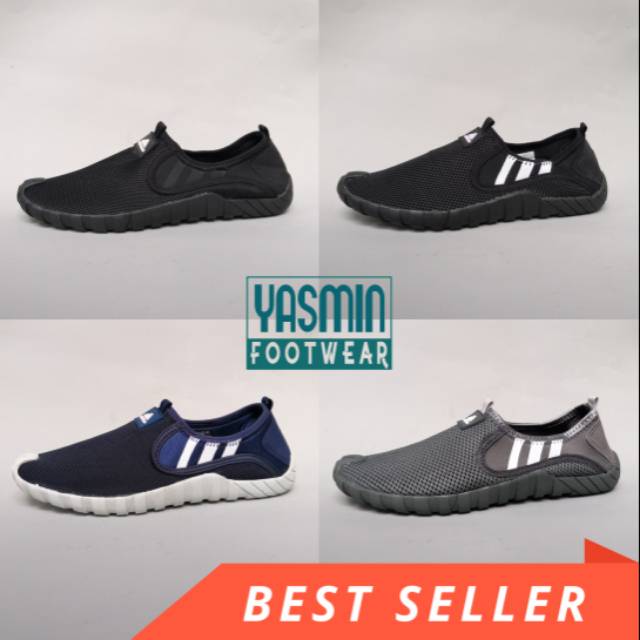 Sepatu Sepeda  Pria Santai  Slip On Pria Tanpa Tali Sepatu 