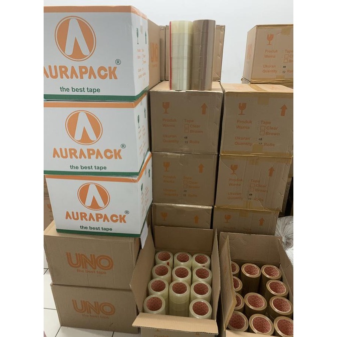 

Lakban Coklat/Bening Uno 2 Inch 90 Yard - Bening Fauzinarman