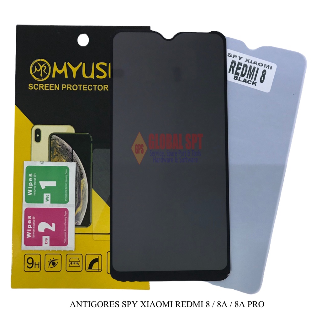 SPY REDMI 8 / ANTIGORES SPY / TEMPERED GLASS 8