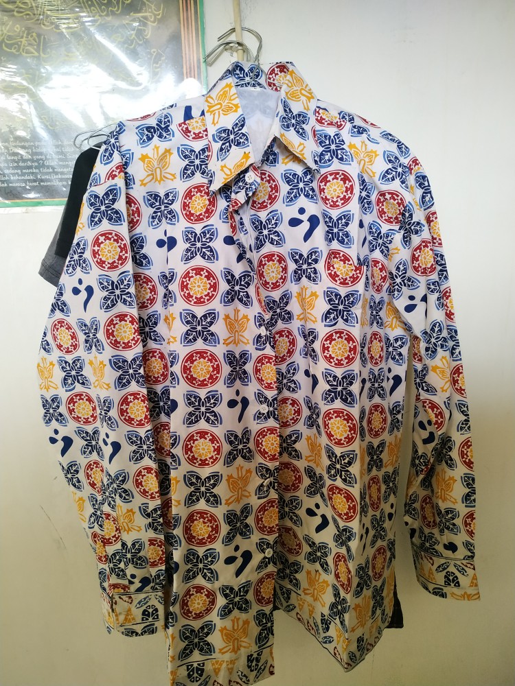 Kemeja Batik Cap Lapis Furing Motif Bangga Kencana Seragam Kantor Bkkbn
