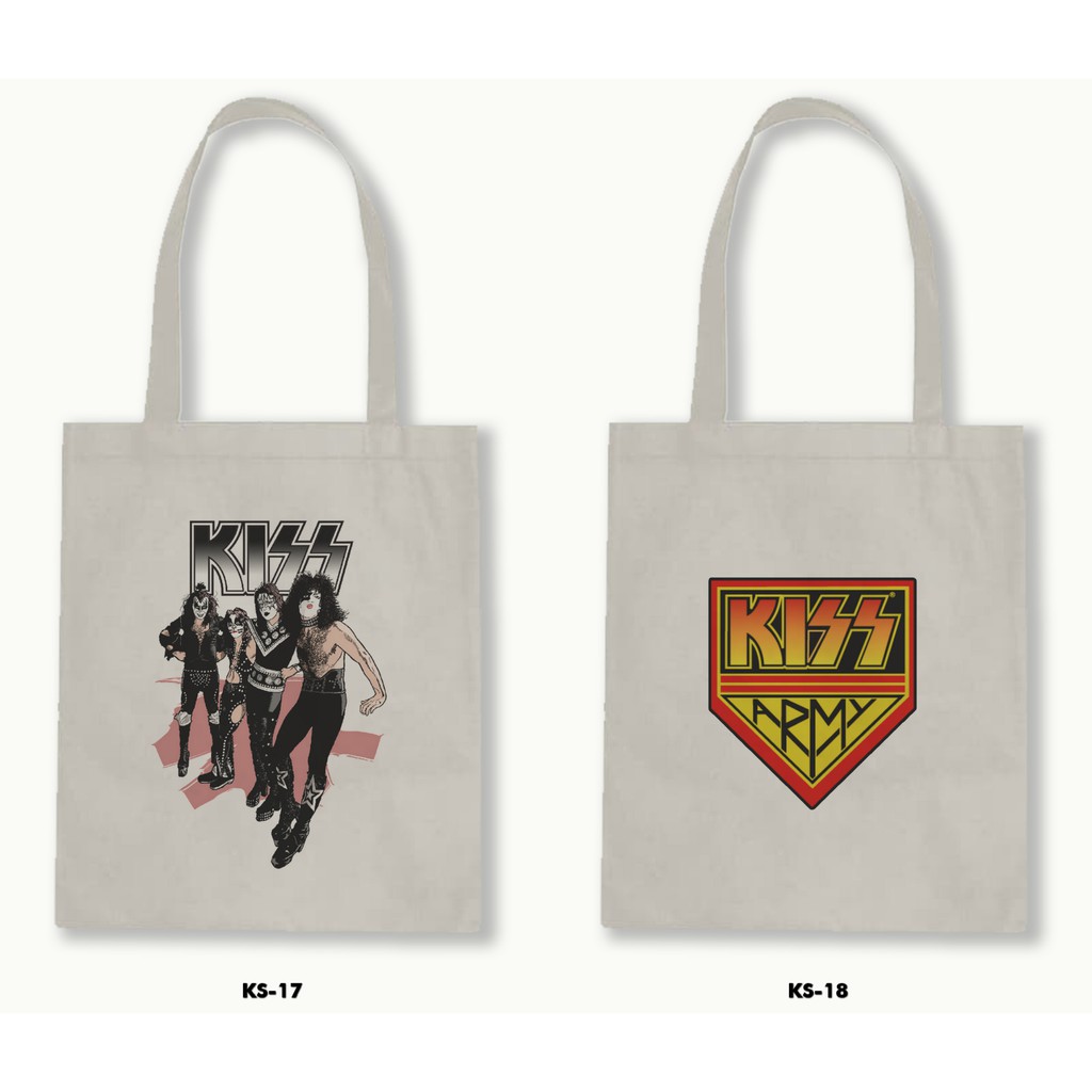 TOTE BAG BLACU - KISS .02