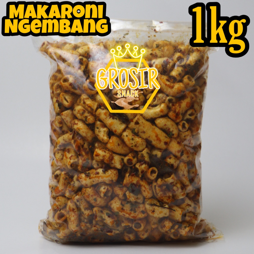 Makaroni Ngembang Renyah Daun jeruk 1kg+ Banyak Rasa