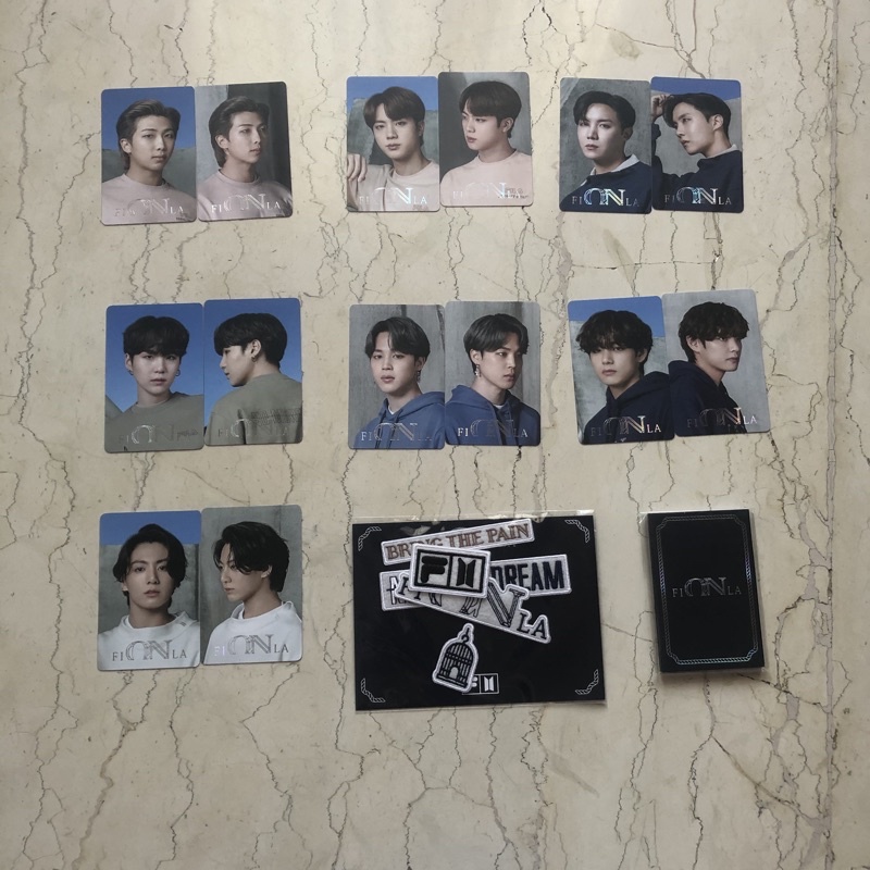READY STOK BTS FILA ON PHOTOCARD PC WAPPEN SET RM JIN JHOPE SUGA JIMIN V JUNGKOOK