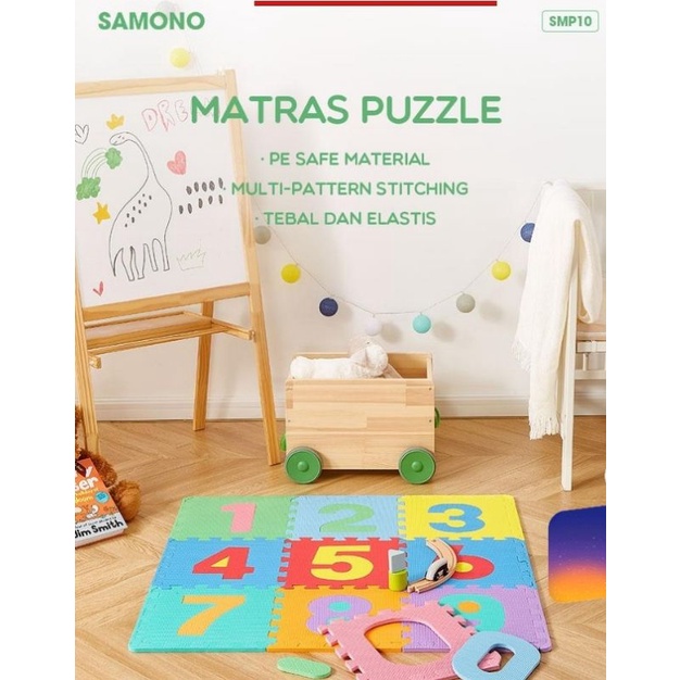 Karpet Evamat Puzzle Motif Bonbox Original