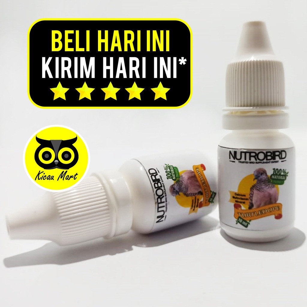 NUTROBIRD NUTRO BIRD PERKUTUT VITAMIN JAMU BURUNG TEKUKUR DERKUKU DARA SUPLEMEN HARIAN BURUNG NOPKT