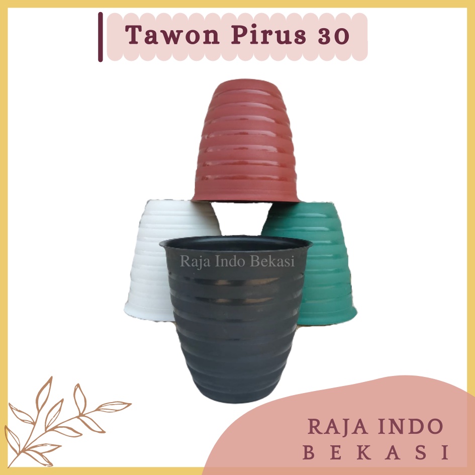 SEKAR Pot Bunga Ruby Pirus 30 Putih Hitam Hijau Coklat Pot Tawon Pirus Tirus 30 35 Pot Tawon Ulir