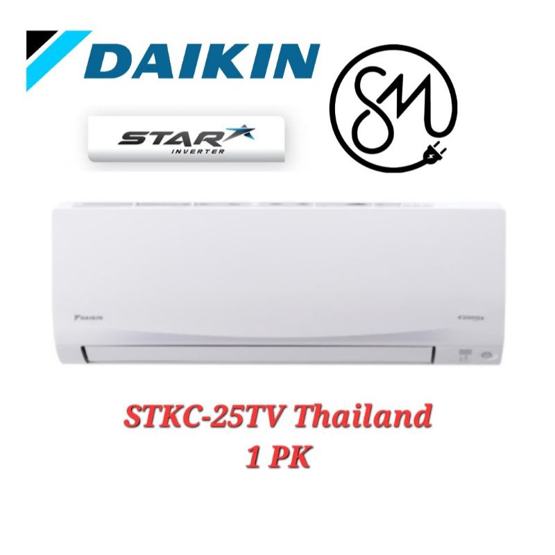 AC Daikin 1 PK STKC-25TV Thailand Star Inverter FTKC25TVM4