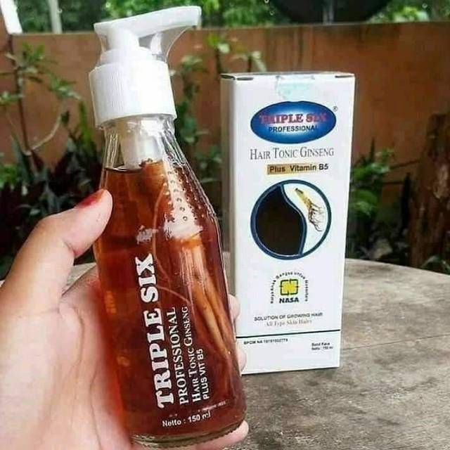 Triple Six Tonic Rambut Rontok | Hair Tonic Ginseng NASA