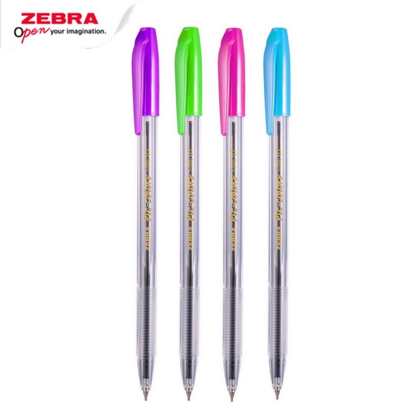 

12 PCS PULPEN ZEBRA PICCOLORS 07 MM