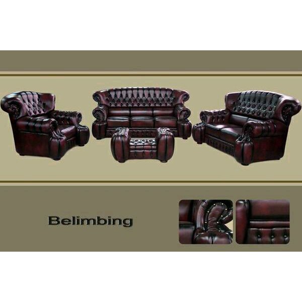 KURSI SOFA JAGUAR- SOFA RUANG TAMU MEWAH MOTIF BLIMBING / SOFA INUL BELIMBING MATAHARI