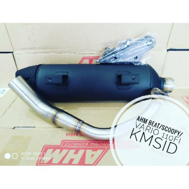 Knalpot AHM Malaysia Beat/Scoopy/Vario 110fi/Spacy