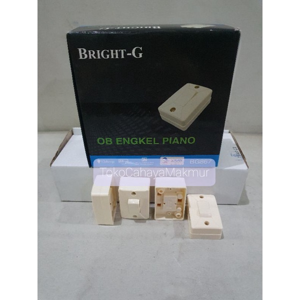 OB Engkel Piano/Saklar Engkel Piano Petak OB ON OFF BRIGHT-G/HSC SNI