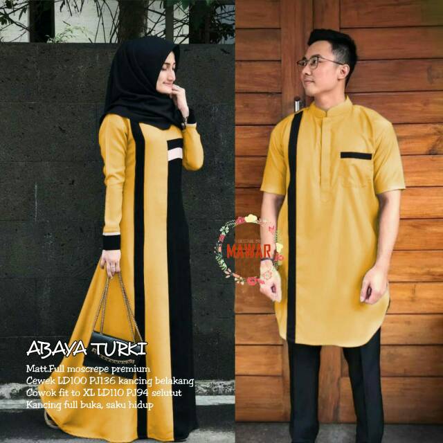 abaya turky couple gamis