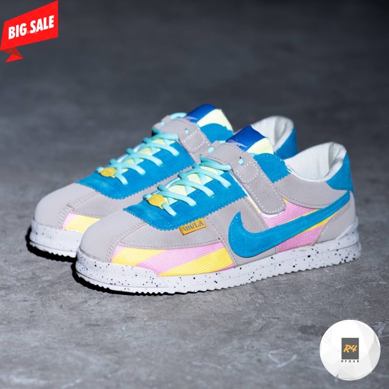 NIKE CORTEZ X UNION KIDS GREY BLUE PEACH 100% ORIGINAL BNWB | SEPATU NIKE ANAK ORIGINAL