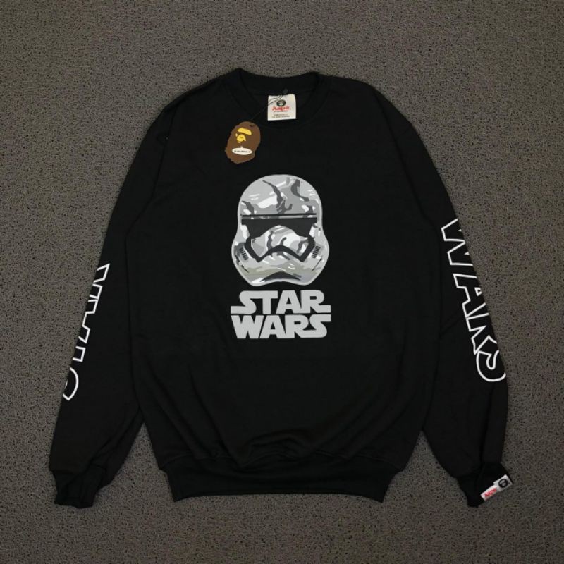 CREWNECK STAR WARS HIGH QUALITY CASUAL HYPE FASHION PRIA