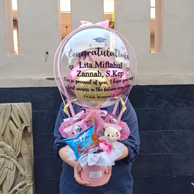 Jual Ready Kirim Hari Ini Bucket Balon Bouquet Balon Buket Balon Small Wisuda Caldora Shopee