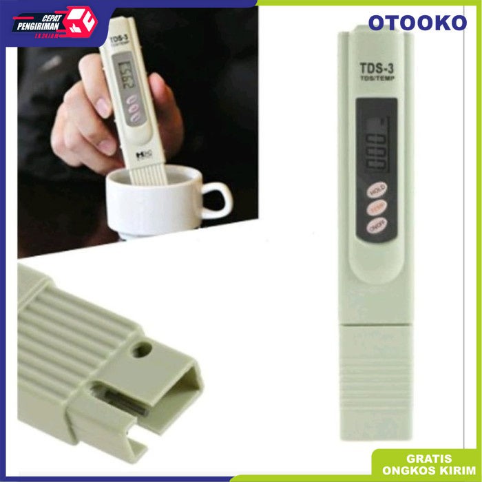 TDS Meter TDS3 Alat Ukur Ppm Kualitas Air Hidroponik aquascape