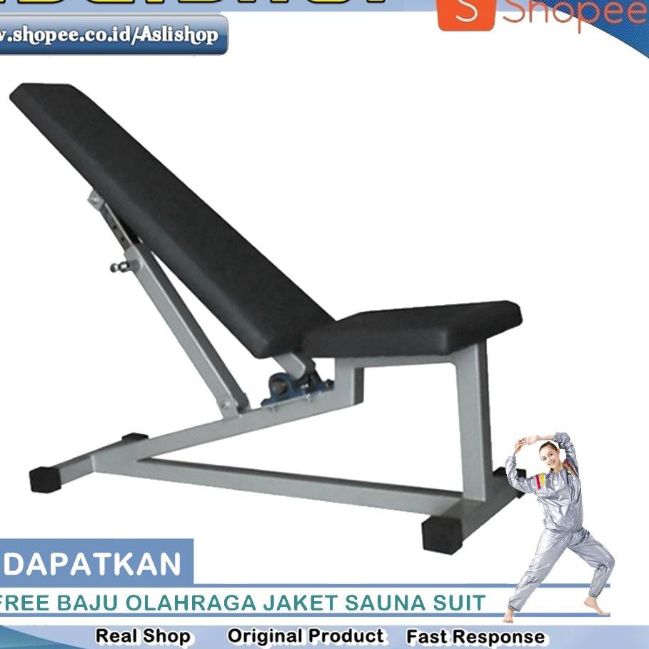 Flash Sale A Shop003 Adjustable Bench Sit Up Bench Bench Press Alat Fitness Multifungsi Serb Shopee Indonesia