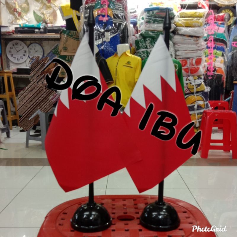 

best seller tiang kayu meja+bendera BAHRAIN ready stock