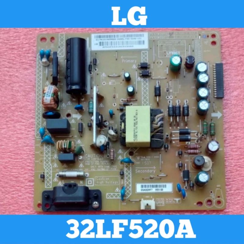 Psu TV LED LG 32LF520A Psu LG 32LF520 Psu 32LF520 Power Supply TV LG 32LF520A Power Supply LG 32LF52