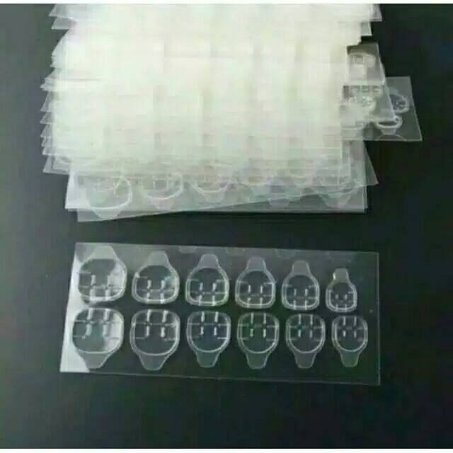 LEM GEL TAPE KUKU PALSU (1 strip isi 12)