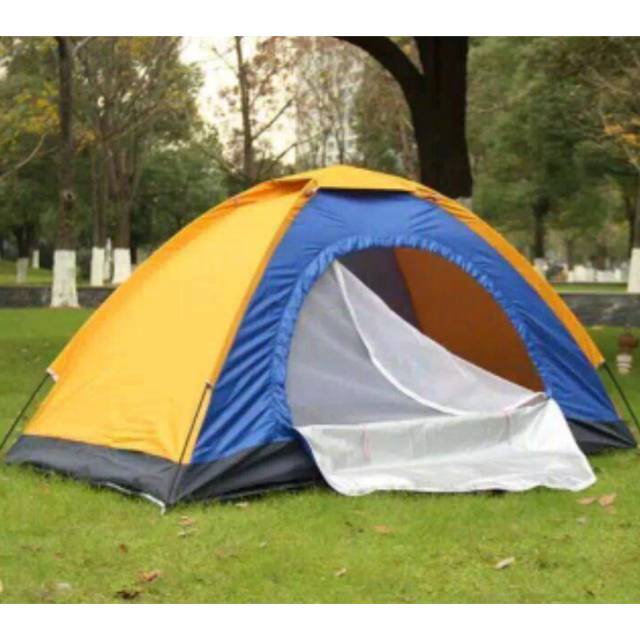 Tenda camping original merk rei murah bangett bisa bandingkan dg toko lain,muat 4orang