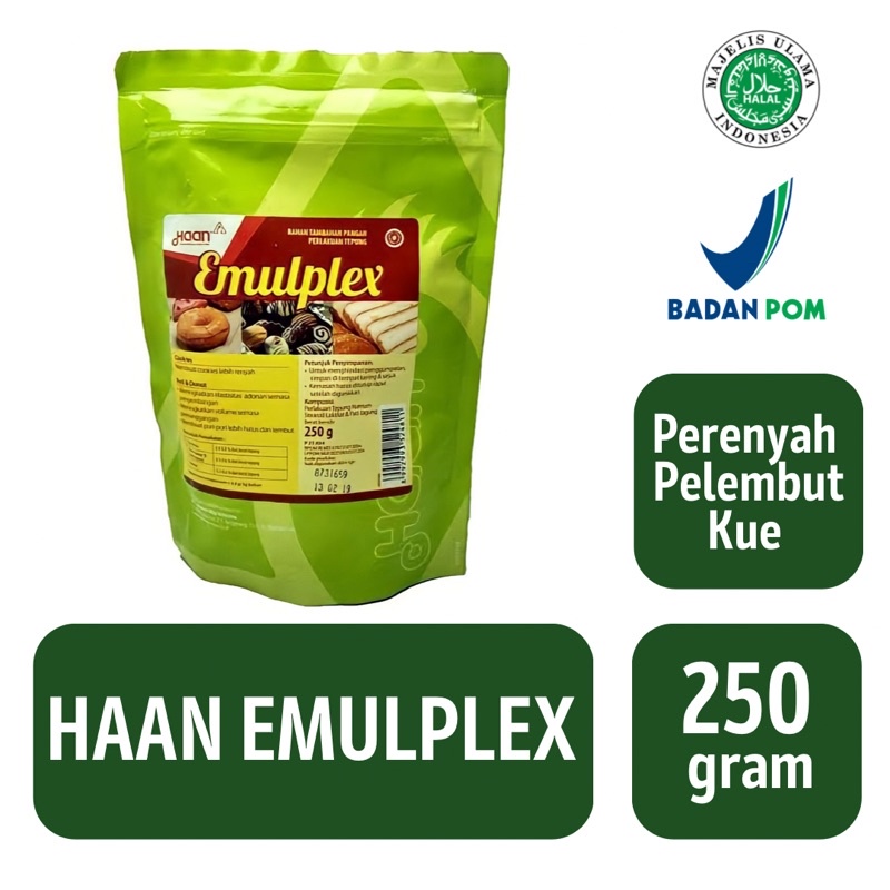 

Haan Emulplex / Perenyah Kue / Pelembut Kue / Emulsifier [250g]