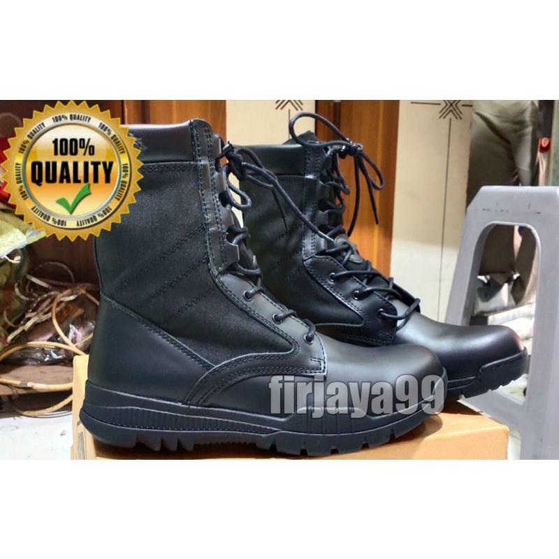 sepatu pdl pembagian brimob battle