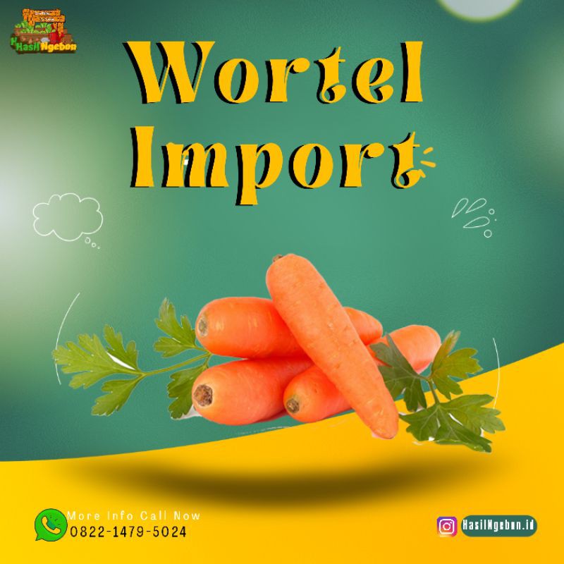 

WORTEL IMPORT BRASTAGI 500GR