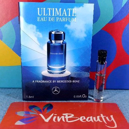 Vial Parfum OriginaL Mercedes-Benz Ultimate EDP 1.5 ml For Men Murah