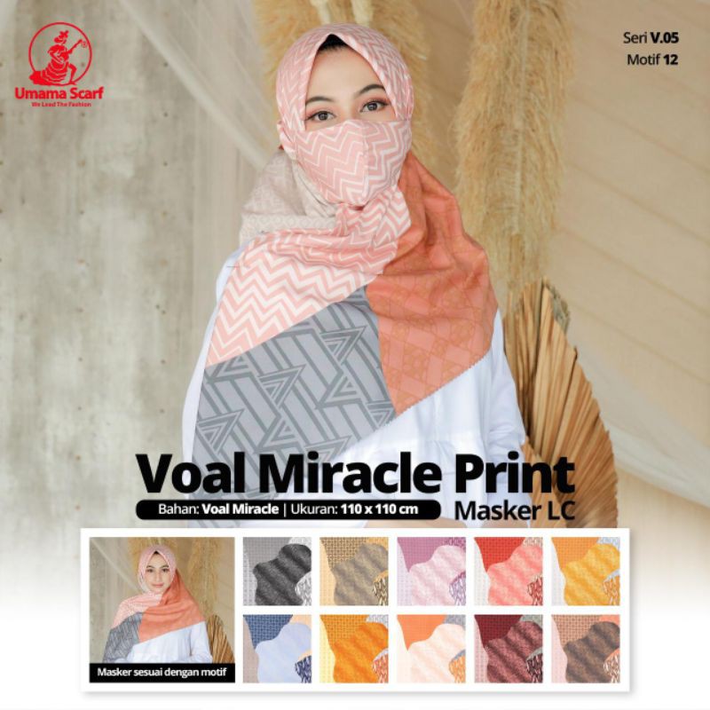 Voal miracle print lc by umama(edisi masker)