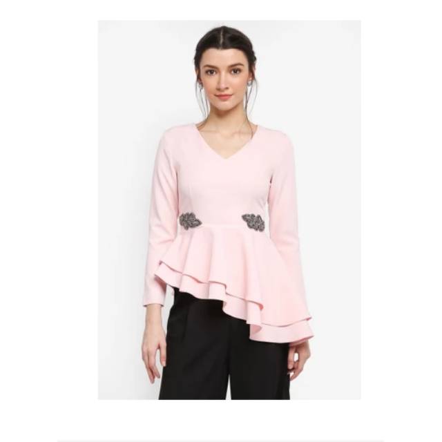 Preloved Zalia Symmetric Blouse