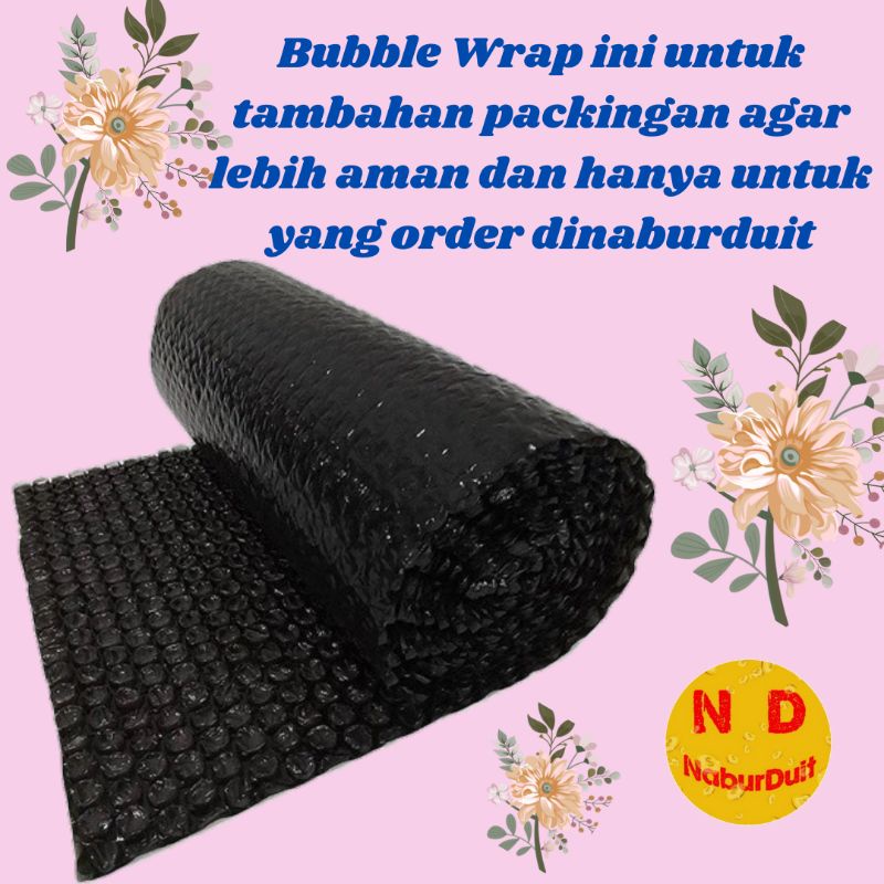 

Extra Bubble Wrap Untuk Packingan Tambahan Agar Lebih Aman