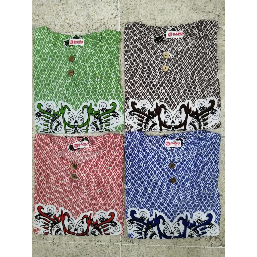 Baju Bali Unisex Motif Wayang