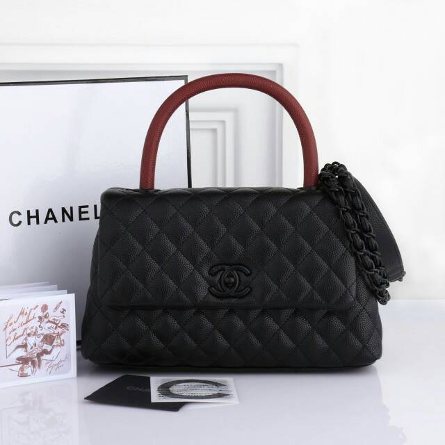 Best Seller Chanel Coco 9011-1Handle Caviar So Black Bag Include Box
Quality LIKE PREMIUM 1:1