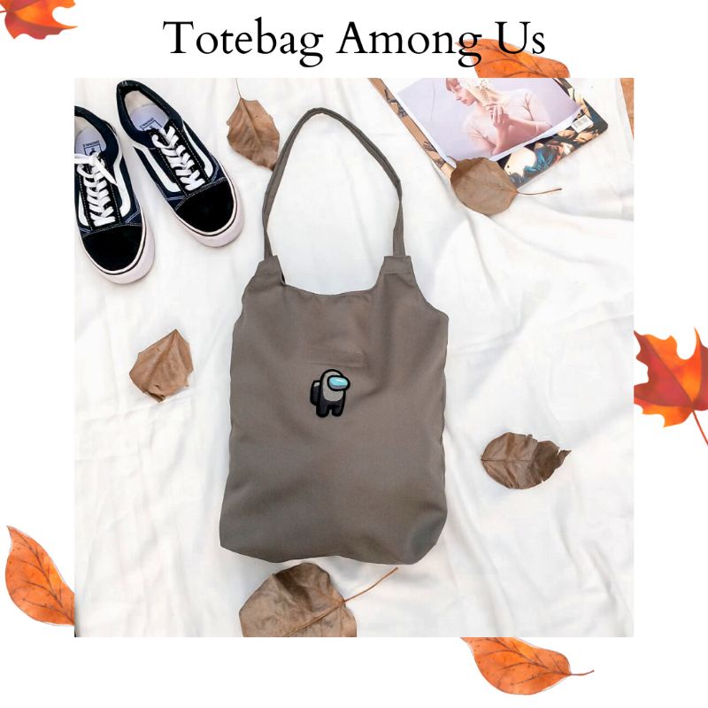 Tas Totebag Among Us Aesthetic Wanita Pria Murah