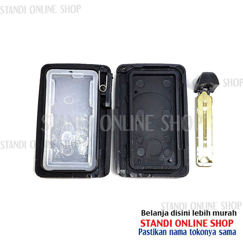 Cassing Remote Smartkey Keyless Toyota Vios 3 Tombol Hitam