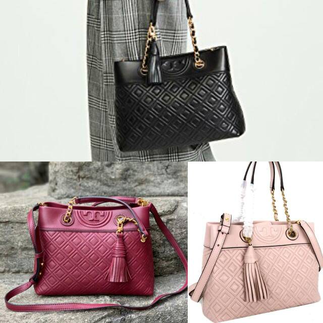 Tory Burch Fleming Small tote Satchel original authentic asli tas