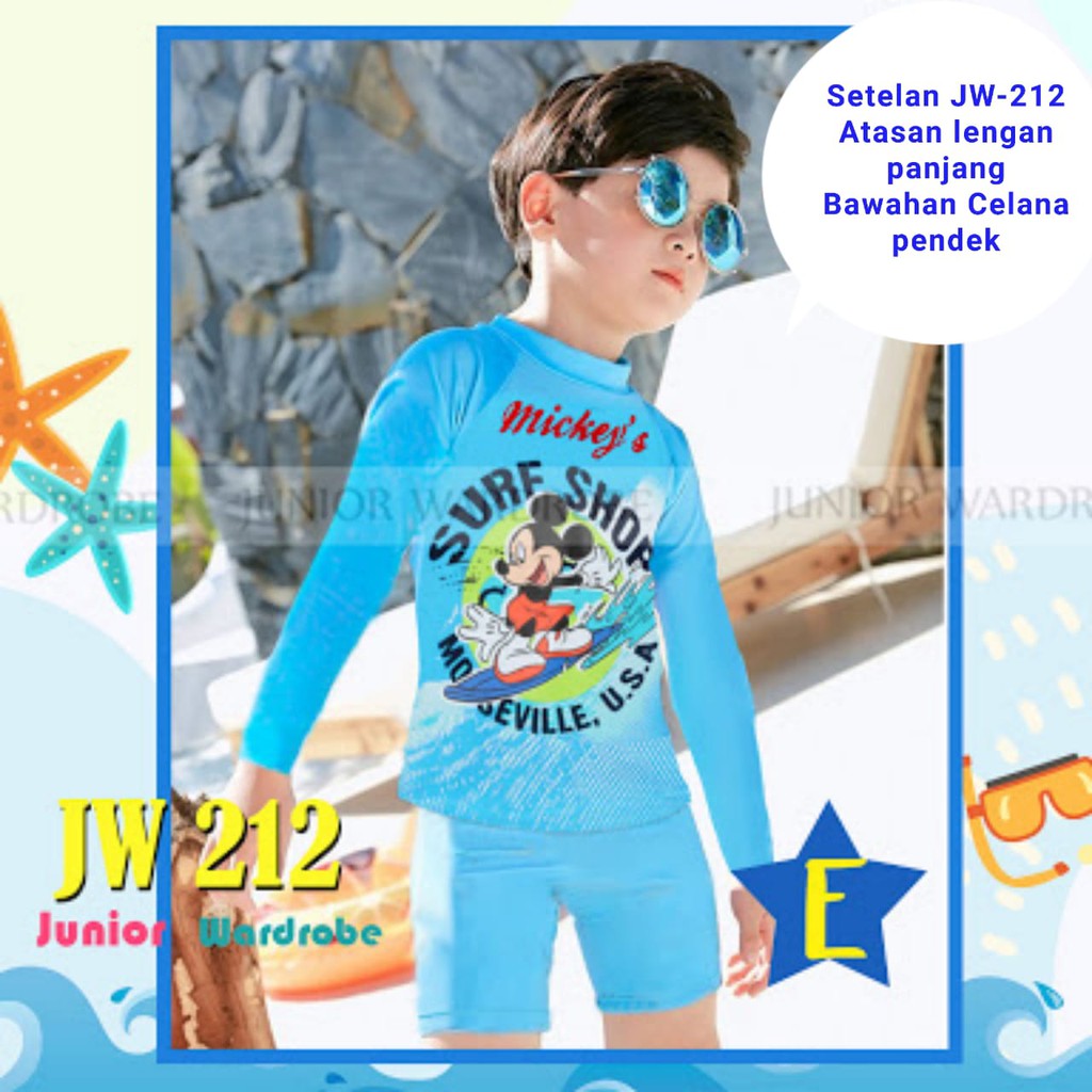 AS Baju Renang Anak Cowok JW-212 celana pendek TEEN