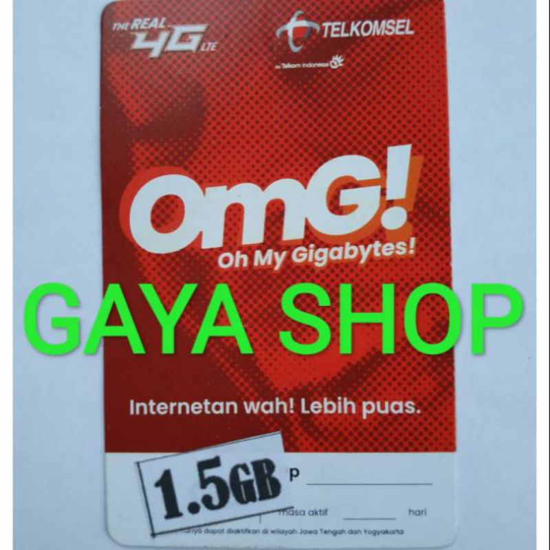 Vocer Telkomsel 1.5GB(3 Hari)