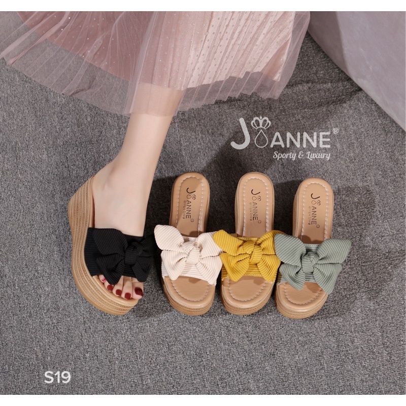 RESTOCK!! [ORIGINAL] JOANNE Wedges Sandal Shoes Sepatu Wanita #S19 / S89