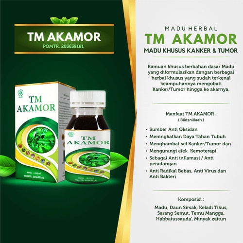 Madu TM Tasnim Akamor Obat Herbal Spesialis Kanker Tumor Penangkal Radikal Bebas