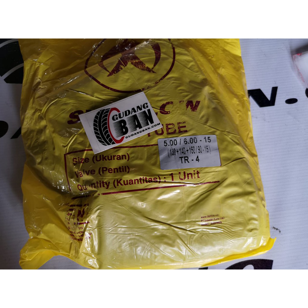 ( BAN DALAM - RING 15 )  500 / 600 - 15 TR4 SWALLOW utk ukuran ban Motor 130 / 90 / 140 / 150 80 -15