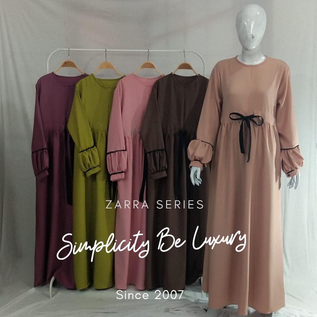Baju Gamis Simplicity Zarra Series / Baju Wanita Gamis Zarra Series / baju gamis murah all size