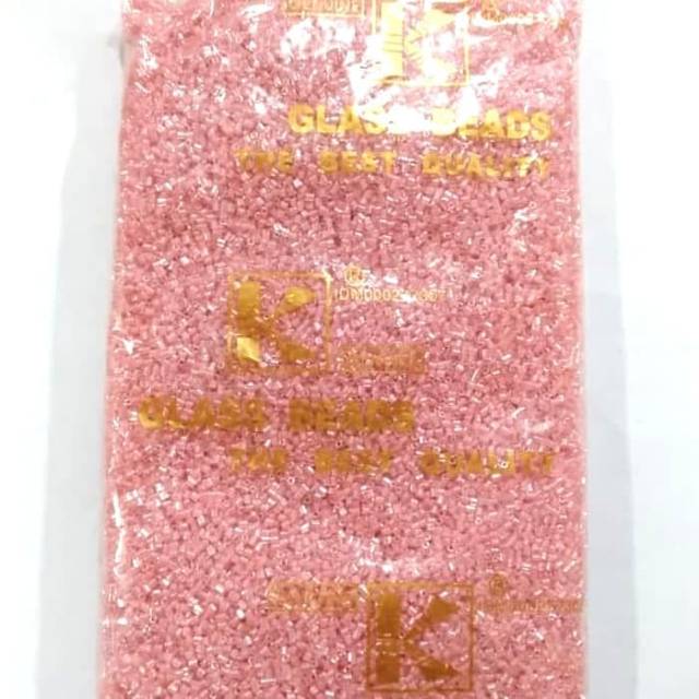Mote Manik Payet Bambu Pendek Semi Jepang KING - Pink