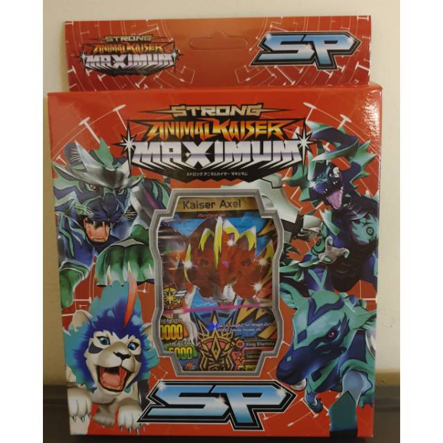 Mainan kartu animal kaiser maximun sp special kaiser Axel
