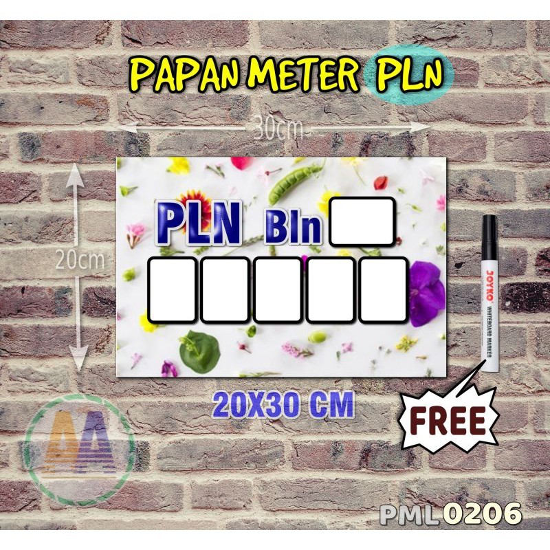 

Papan Meter Listrik PLN PAM motif Unik - Shabby 06 - Toko2A
