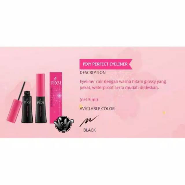 PIXY PERFECT EYELINER BLACK / PIXY/ EYELINER/ EYELINER PIXY/ MAKE UP/ KOSMETIK MATA/ KOSMETIK PIXY