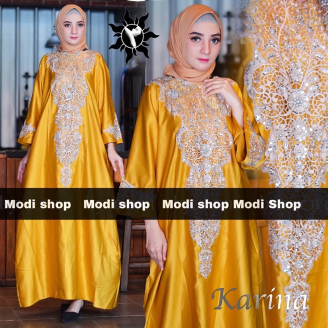 Kaftan Jumbo Kaftan Jakarta Kaftan Wanita Terbaru READY STOK Kaftan Putih Kaftan Mewah A9W4 Kaftan W